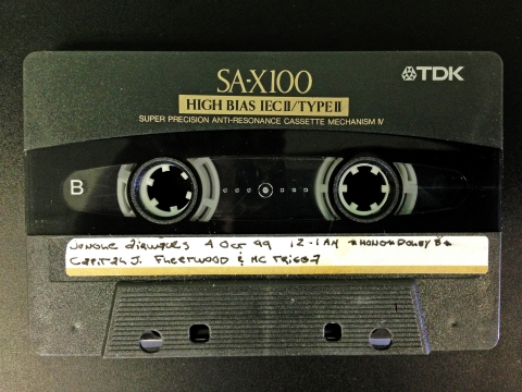 Jungle Airwaves from October 8th 1999 recorded on a TDK SA-X100 Cassette Tape 